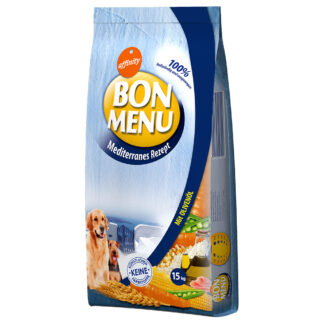 Bon Menu Dog Adult středozemní receptura - Výhodné balení: 2 x 15 kg
