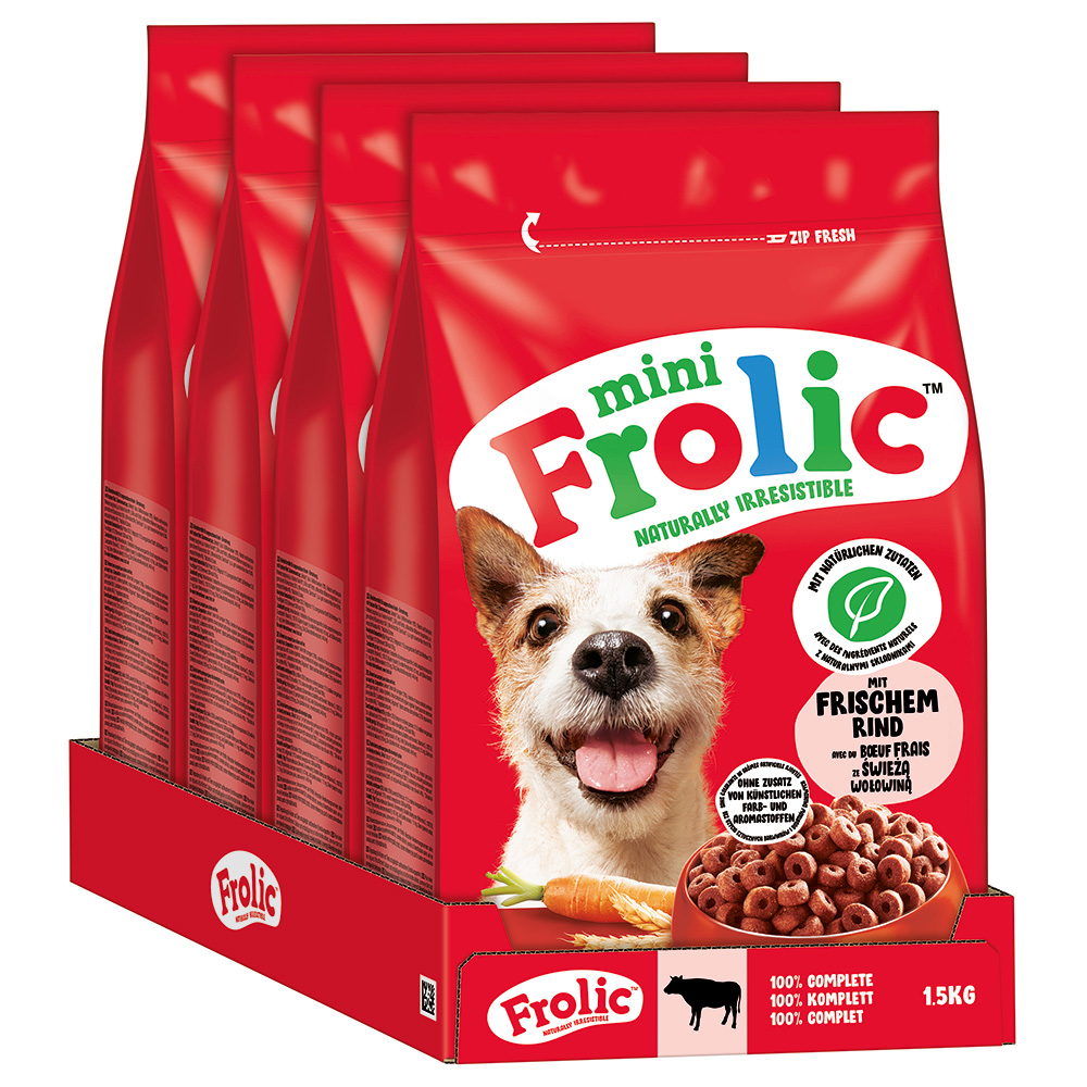 Frolic Mini s hovězím - 6 kg (4 x 1