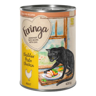 Feringa Selected Recipes 24 x 400 g - výhodné balení - kuře s čedarem a pestem