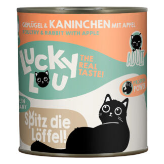 Lucky Lou Adult 6 ks (6 x 800 g) - drůbež a králík