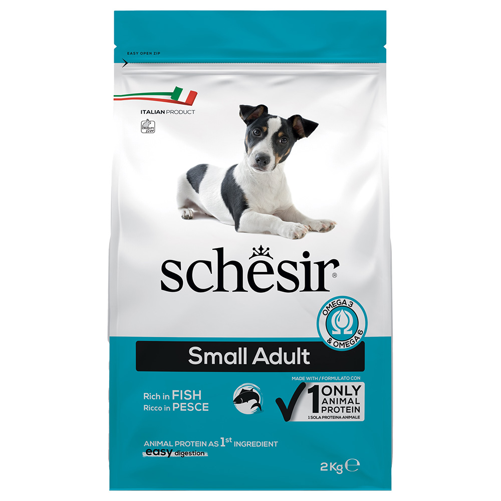 Schesir Dog Small Adult s rybou - výhodné balení: 2 x 2 kg