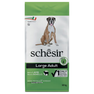 Schesir Dog Large Adult s jehněčím - 12 kg