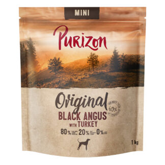 Purizon Mini: Black Angus s krocanem - výhodné balení: 4 x 1 kg