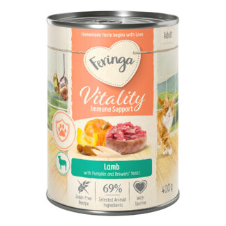 Výhodné balení Feringa Vitality Immune - Immune jehněčí 12 ks (12 x 400 g)