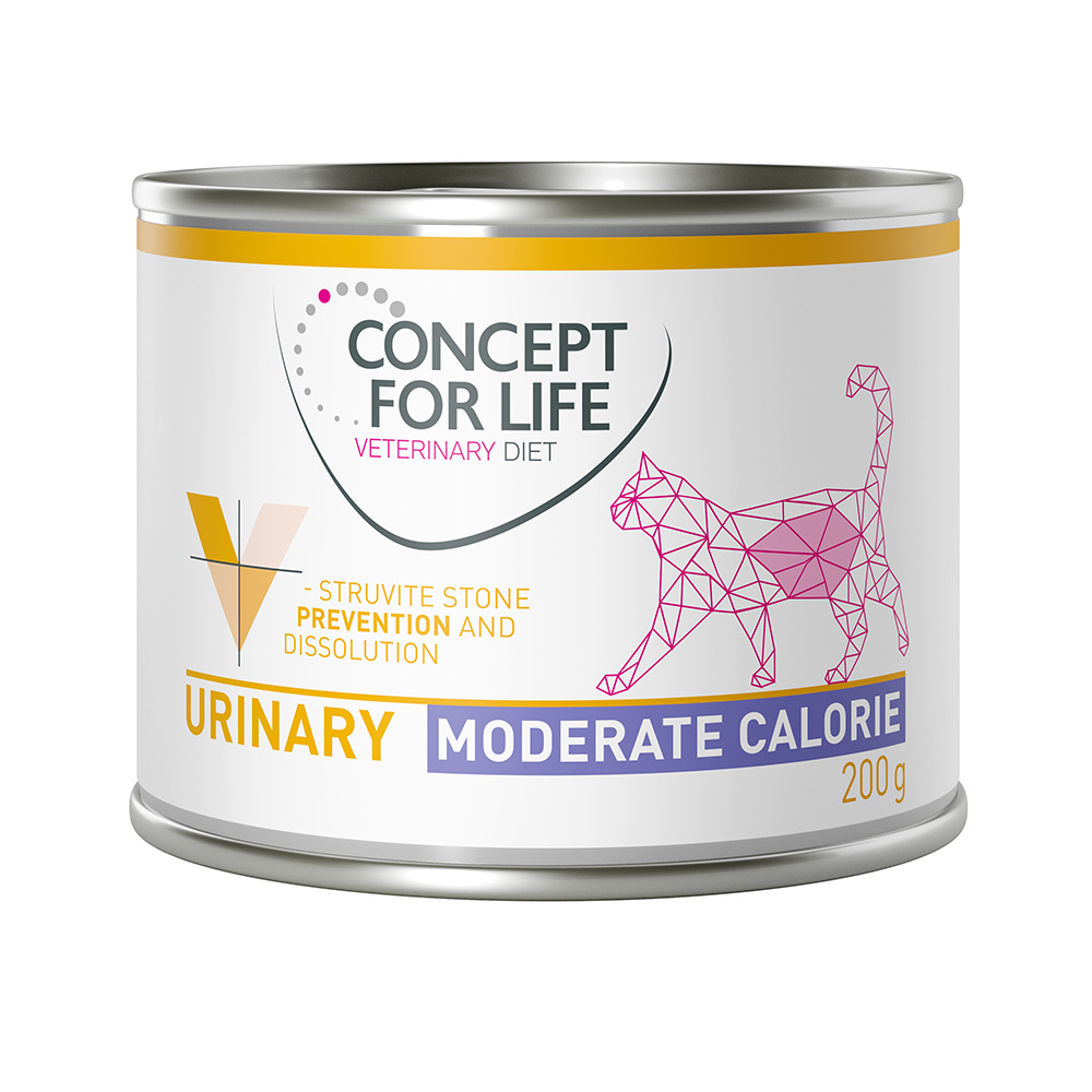 Concept for Life Veterinary Diet Urinary Moderate Calorie s kuřecím - výhodné balení: 12 x 200 g