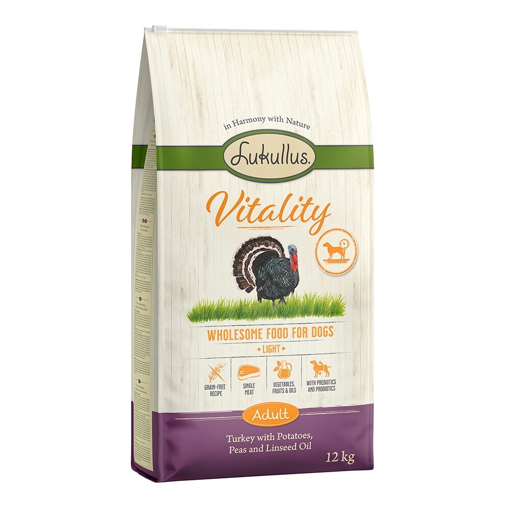 Lukullus Vitality Light (bez obilovin) - výhodné balení: 2 x 12 kg