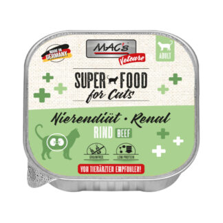 MAC's Vetcare kočičí ledvinová dieta / Renal - výhodné balení: hovězí (32 x 100 g)