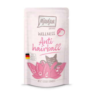 MjAMjAM Wellness 12 x 125 g - Anti Hairball - hovězí