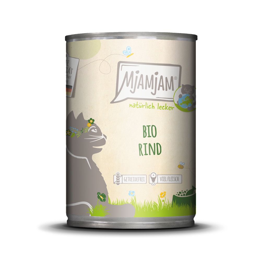 MjAMjAM Naturally Delicious 6 x 400 g - bio hovězí