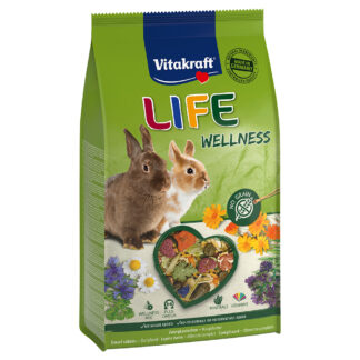 Vitakraft Life Wellness zakrslý králík - cýhodné balení: 5 x 600 g