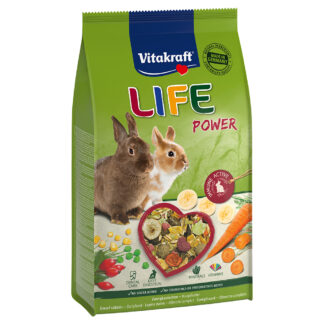 Vitakraft Life Power zakrslý králík - výhodné balení: 5 x 600 g