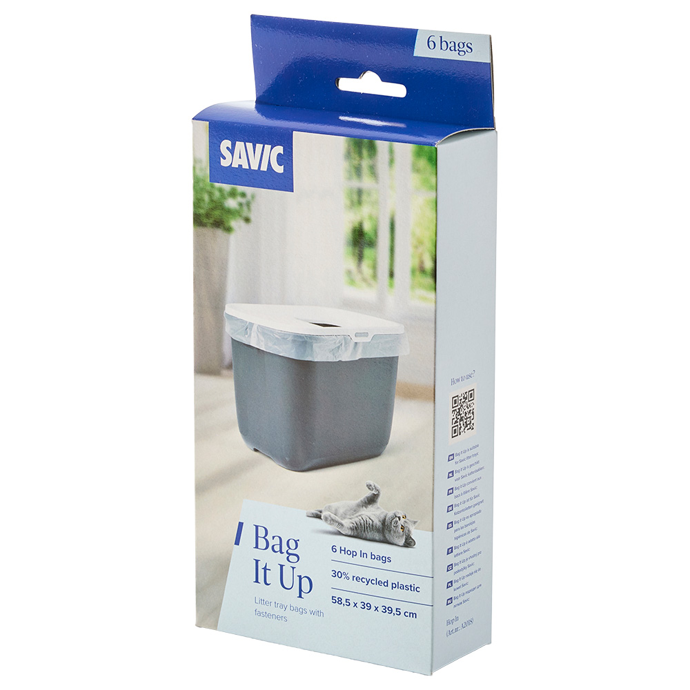 Savic Bag it Up Litter Tray Bags - Hop In - 6 x 6 ks
