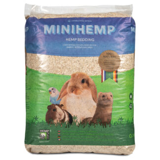Minihemp konopná podestýlka - výhodné balení: 4 x 3 kg