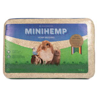 Minihemp konopná podestýlka - výhodné balení: 2 × 10 kg