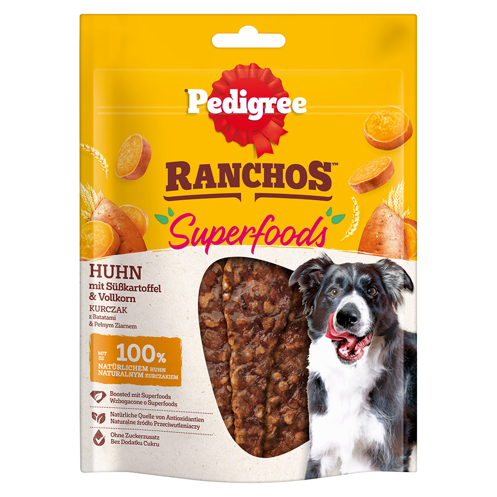 Pedigree Ranchos Superfoods - Výhodné balení: kuřecí 7 x 70 g