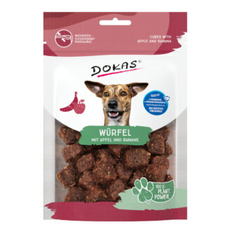 Dokas kostky s jablkem a banánem - výhodné balení: 8 x 105 g (840 g)