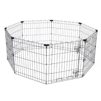 TIAKI kovový výběh pro štěňata - velikost S: 8 panelů