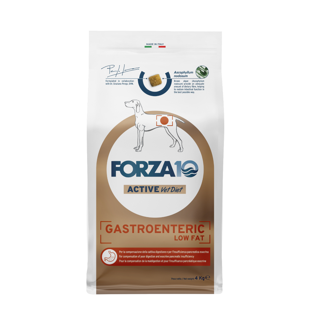 Forza 10 Active Line - Gastroenteric Low Fat - výhodné balení: 2 x 4 kg
