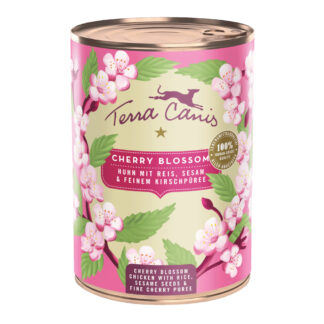 Terra Canis Menü Floralis 12 x 400 g výhodné balení - cherry blossom: kuře