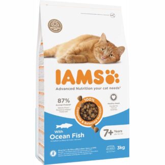 IAMS Advanced Nutrition Senior 7+ s mořskými rybami - výhodné balení: 2 x 3 kg