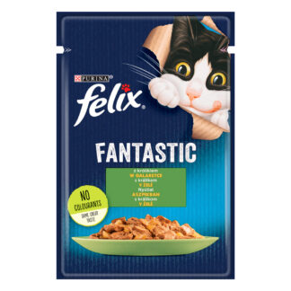 Výhodné balení Felix Fantastic Pouches 52 kapsiček (52 x 85 g) - králičí