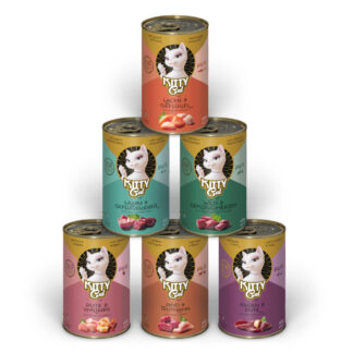 KITTY Cat Adult Pate 24 x 400 g výhodné balení - míchané balení II (6 druhů) - nový