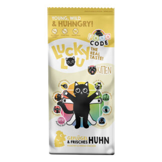 Lucky Lou Kitten drůbež a kuře - výhodné balení: 2 x 3 kg