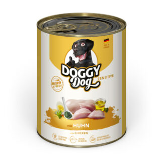 Výhodné balení Doggy Dog Adult 24 ks (24 x 800 g) - Sensitive s kuřecím