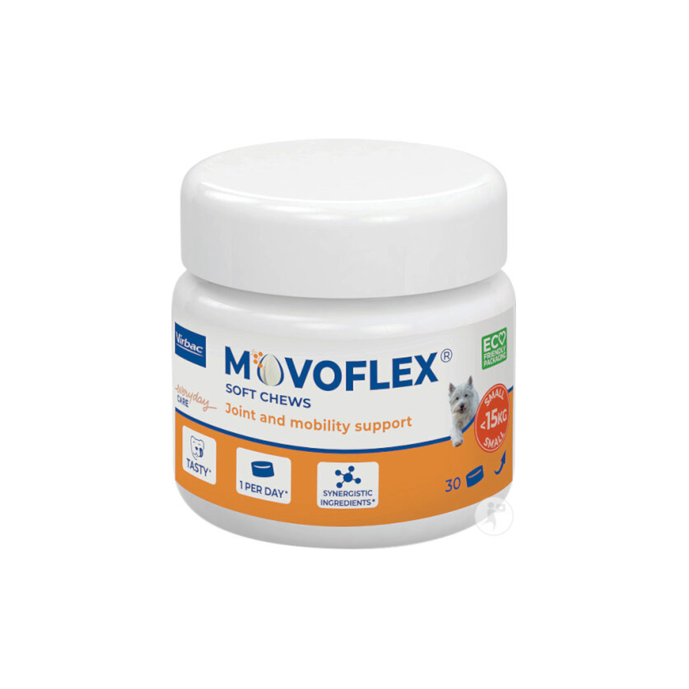Movoflex Soft Chews Joint & Mobility Support - S: pro malé psy do 15 kg (60 g)