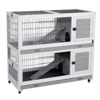 TIAKI výběh pro králíky pro vnitřní použití - D 116 x Š 54 x V 107 cm