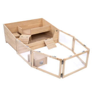 TIAKI vnitřní výběh pro morčata - D 116 x Š 193 x V 50 cm (2 balíky*)