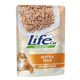 Life Cat Natural Adult 24 x 70 g výhodné balení  - kuřecí filety