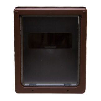 Dog Mate Large klapka pro psy  - hnědá