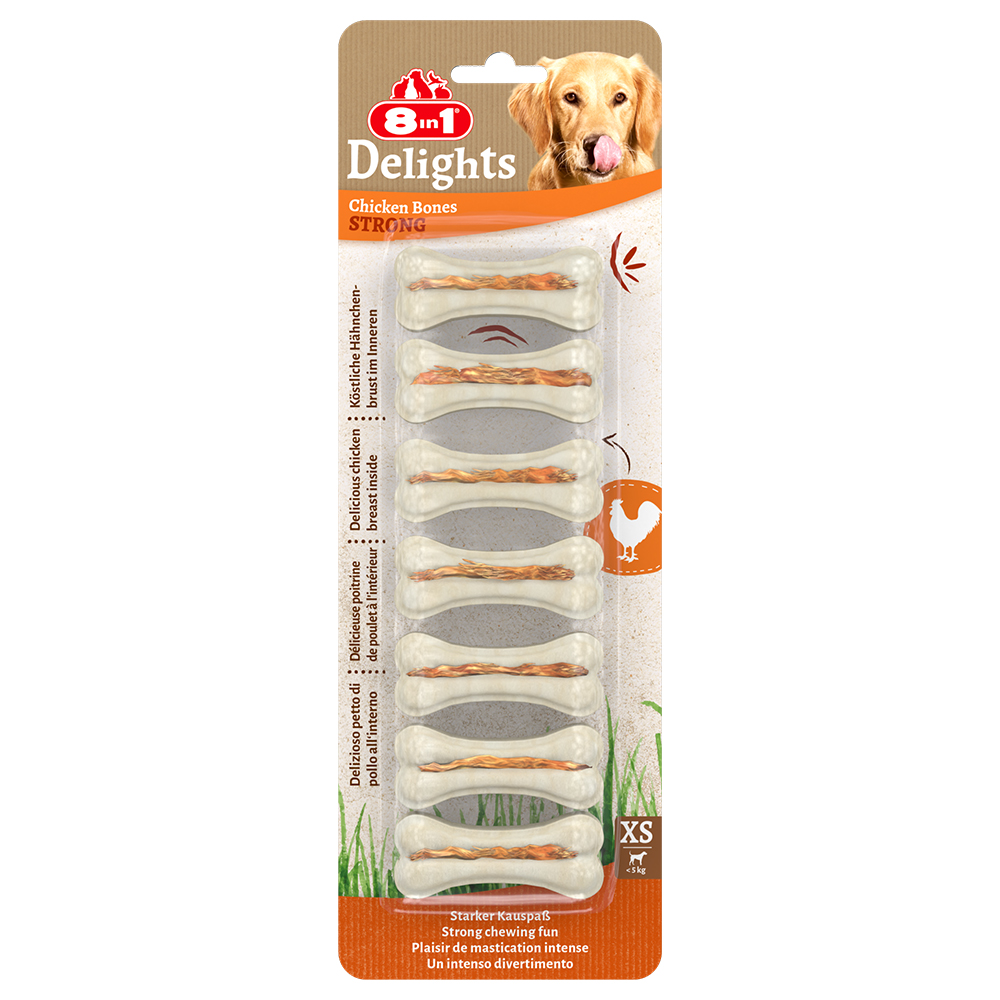8in1 Delights Strong žvýkací kosti