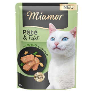 Výhodné balení Miamor Pâté & Filet 30 ks (30 x 85 g) - zvěřina