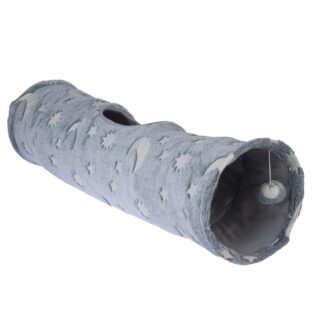 TIAKI fluorescenční tunel pro kočky hvězda - Ø 25 x D 100 cm