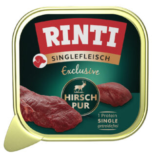 Výhodné balení RINTI Singlefleisch Exclusive 30 ks (30 x 150 g) - jelen