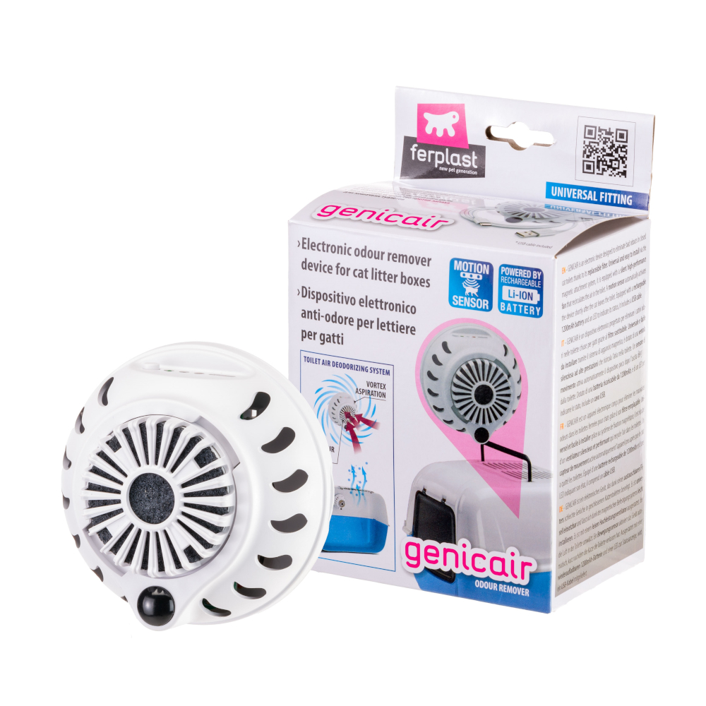Ferplast Genicair elektronický pachový filtr - elektronický pachový filtr včetně 1 filtru