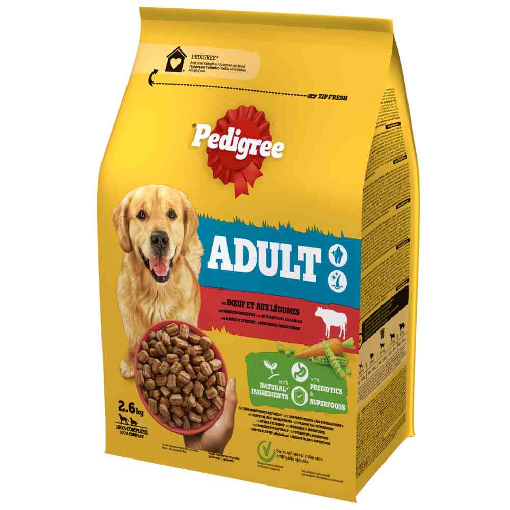 Pedigree Medium Adult s hovězím - 3 x 2