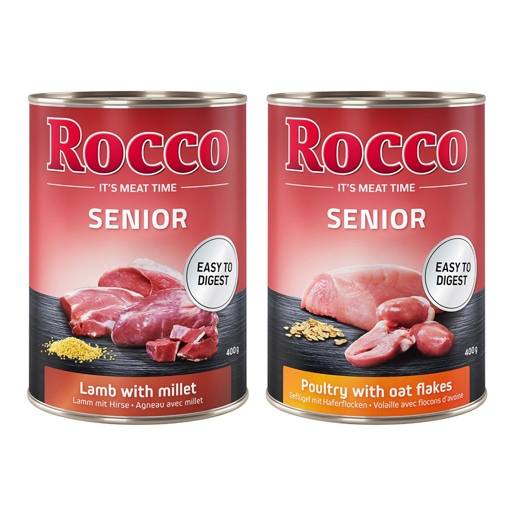 Rocco Senior 24 x 400 g - míchané balení