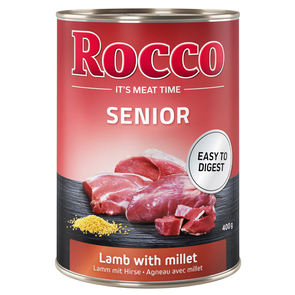 Rocco Senior 24 x 400 g - jehněčí & jáhly