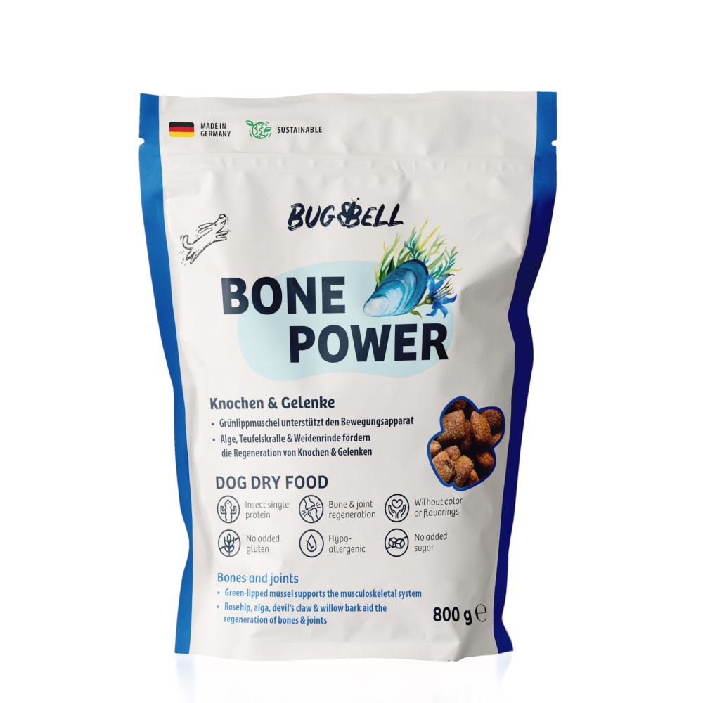 BugBell Bone Power - výhodné balení: 4 x 800 g