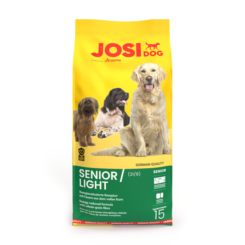 JosiDog Senior Light s kuřecím - 15 kg